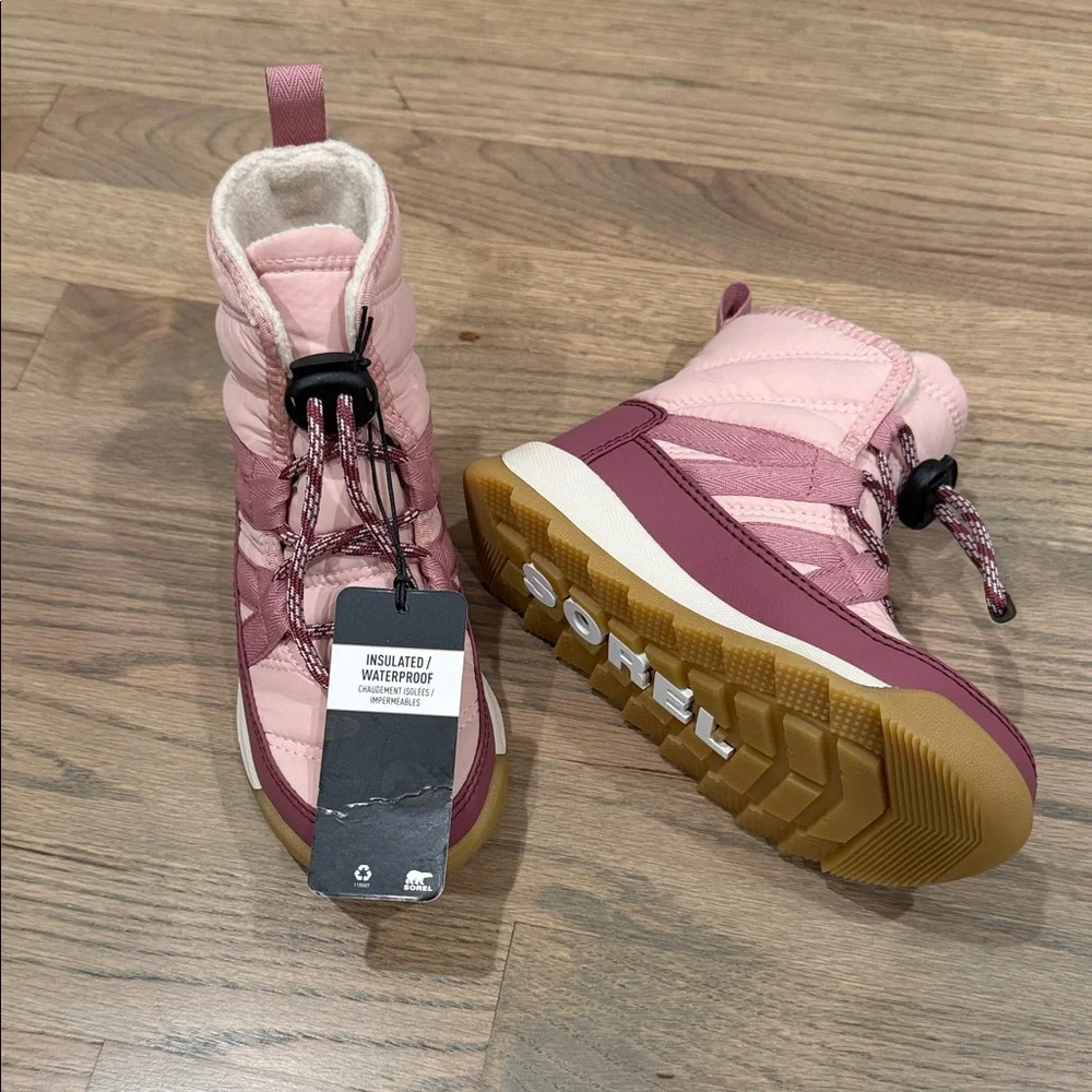 Sorel Snow Boots Pink Waterproof Winter Boots - Picture 1 of 7
